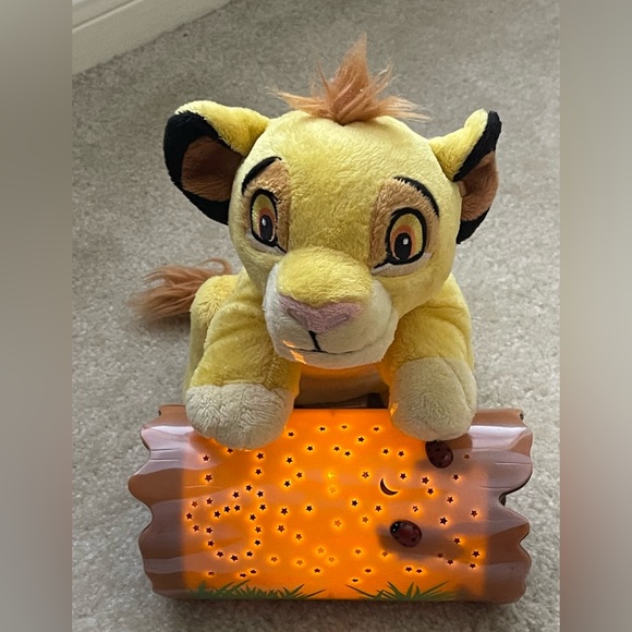 Lion King Simba on the Log Night Light - w/ Hidden Mickey - Disney Baby - Picture 4 of 6